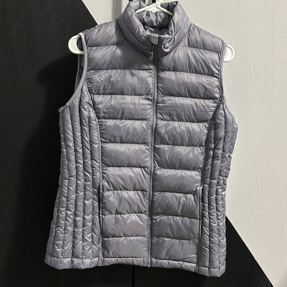 32 Degrees Heat Gray Lightweight Puffer Vest Women's Size M - Picture 1 of 9